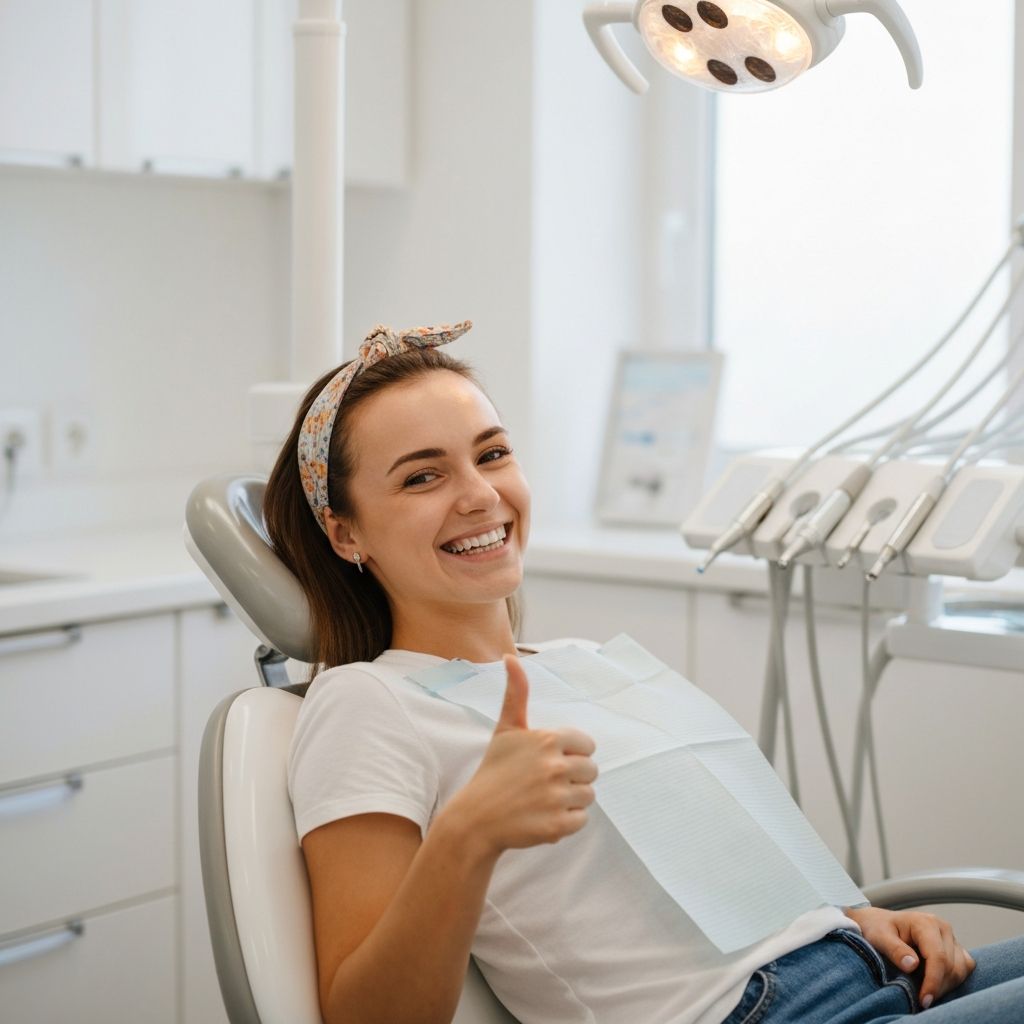 Paciente feliz en Perfect Smile Dental Clinic